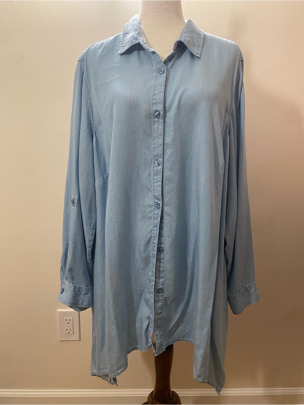 Denim Button Down shirt size 3X
